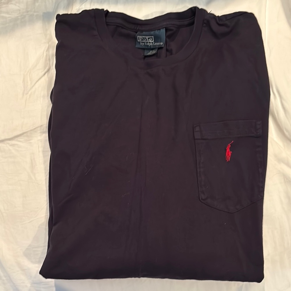 Polo by Ralph Lauren Men's black long sleeve Tee